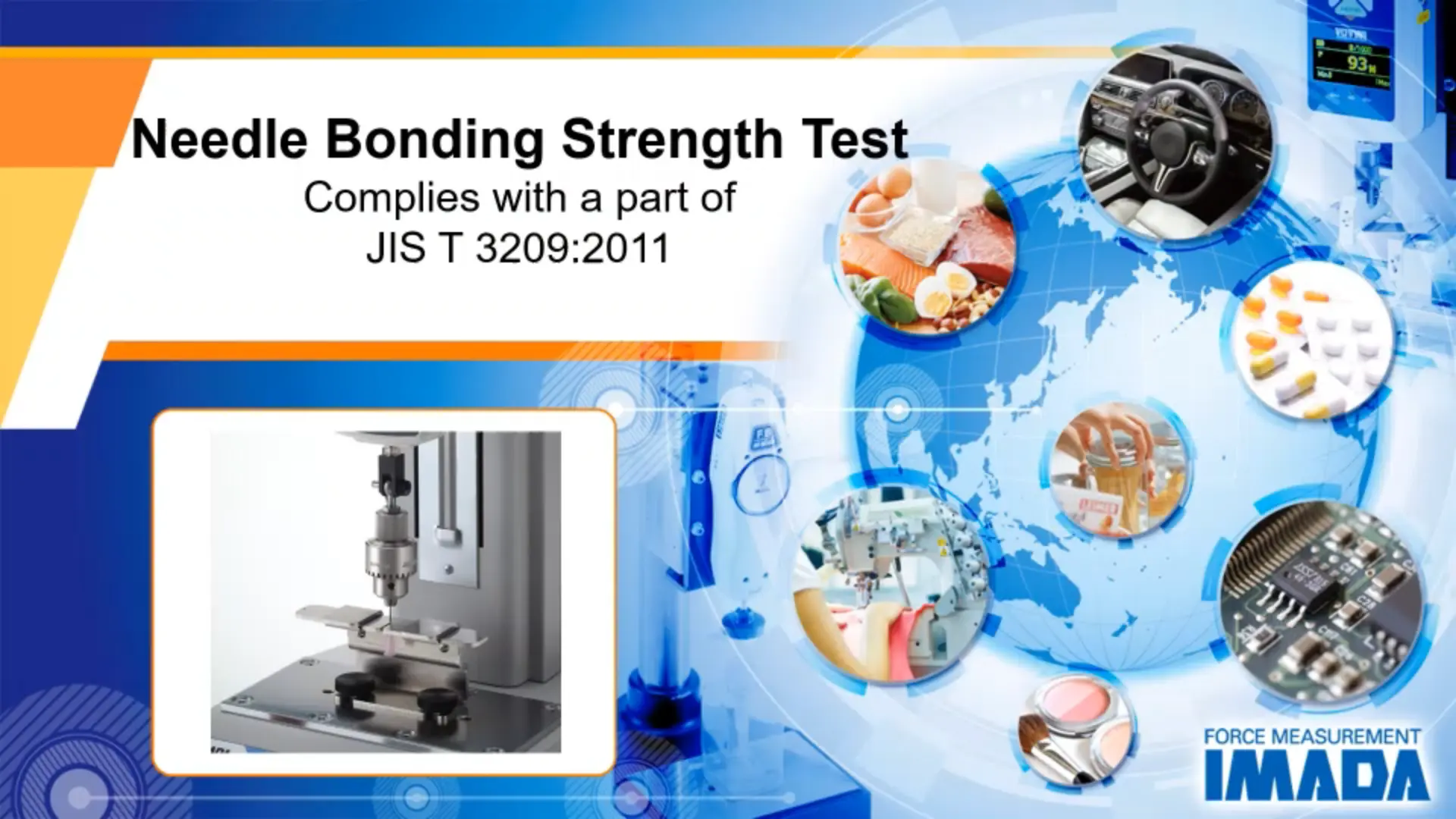 Needle bonding strength test